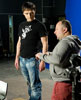 Shooting the clip "May Night" (2008)